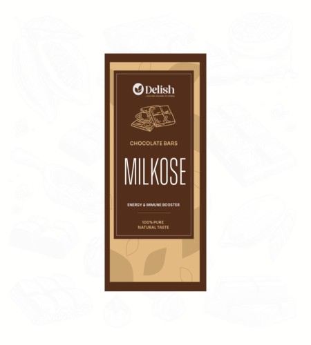 DELISH MILKOSE BAR 50g